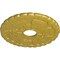 Ekena Millwork Kendall Train Station Medallion (Canopies up to 3 7/8"), 18 1/2"OD x 3 7/8"ID x 1"P, Rich Gold CM18KDRGS - alternate 2